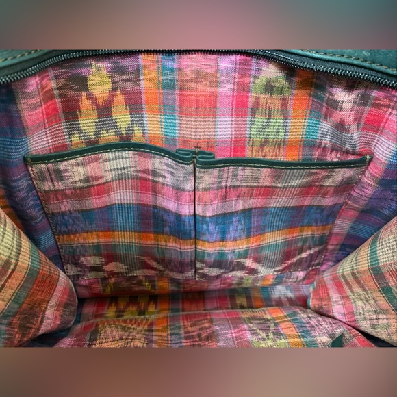 Sirens & Starlight ARTISAN FABRIC & LEATHER TOTE NEW NWT OOAK! - Picture 9 of 13